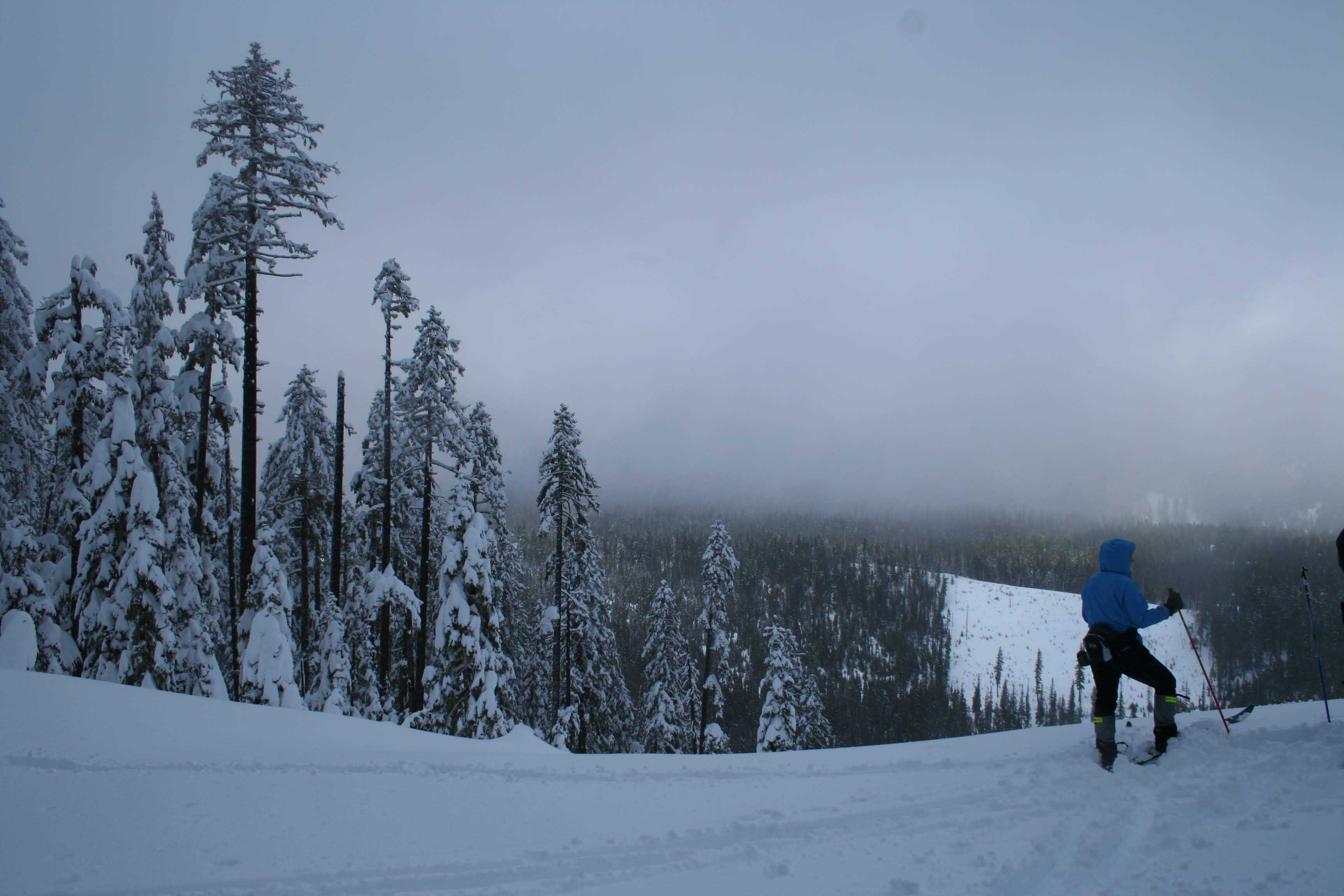Cara and the Scenery at the Viewpoint Overlooking the Valley